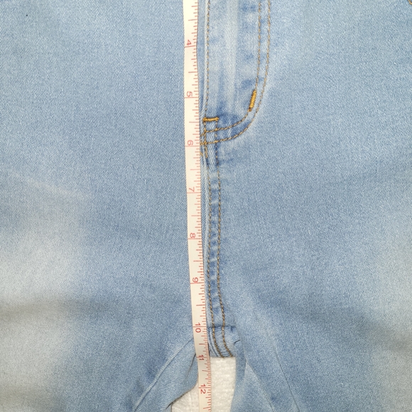 Embroidered Light Blue Jeans with Animal Design - Picture 6 of 13